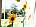 Gebastelte Sonnenblumen als Fensterschmuck