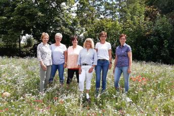 Annette Liekmeier, Andrea Klocke, Gabi Kallemeier, Dagmar Reller, Mechthild Eikel und Birgit Morley