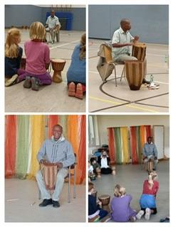 Trommeln mit Frederick aus Tansania