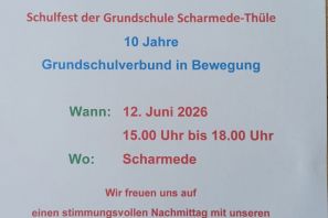 Schulfest Plakat